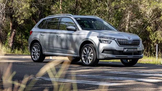 Skoda Kamiq 85TSI Style front 3/4 hidden