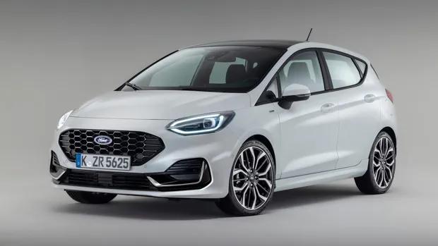 Ford Fiesta 2022 white front end