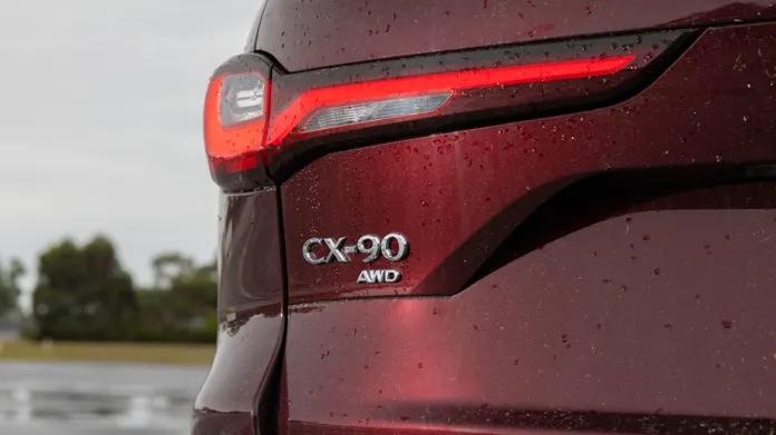 Mazda CX-90 prototype 2023 badge 2