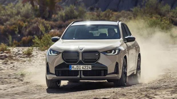 2025 BMW X3 G45 M50 driving shot on dirt
