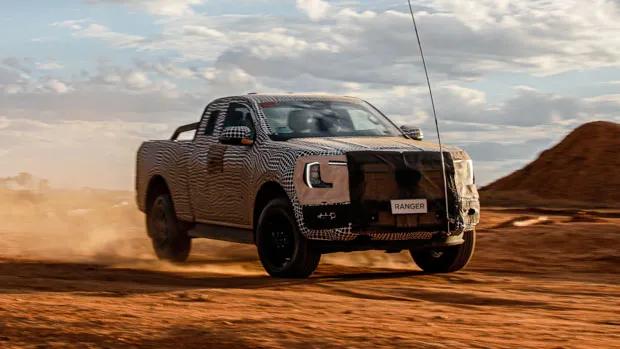 Ford Ranger 2022 front 3/4 driving