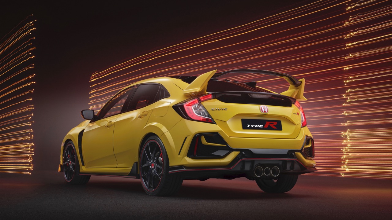 Limited edition Honda Civic Type R is more focused, more yellow