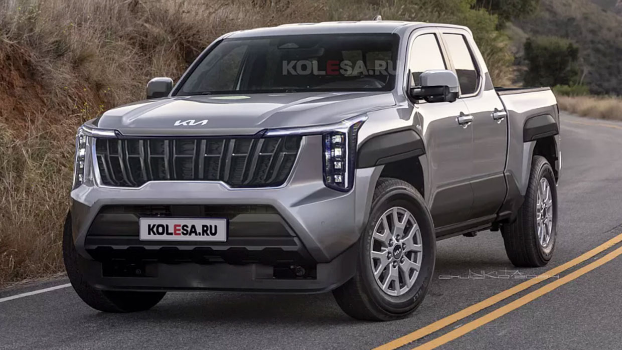 Explosive new Kia Tasman details! 3500kg towing, body styles, engines, Australian tuning and more