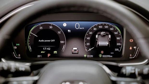 Honda Civic e-HEV 2023 instrument cluster