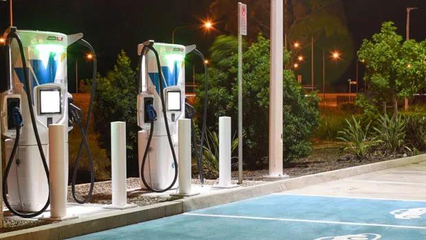 Evie charging station carpark