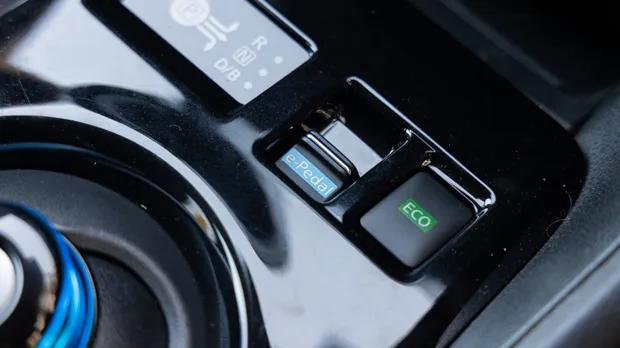 Nissan Leaf E+ 2023 interior buttons 2