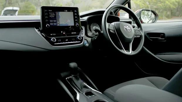 Toyota Corolla Ascent Sport hybrid 2022 front interior