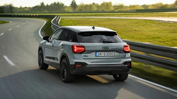 Audi Q2 2021 driving rear