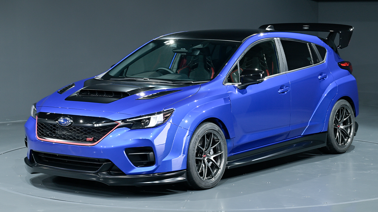 Concept STI twins show the past, present and future of Subaru at Japan Mobility Show