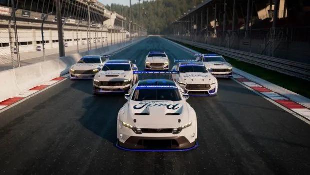 Ford Mustang racecar lineup 2023