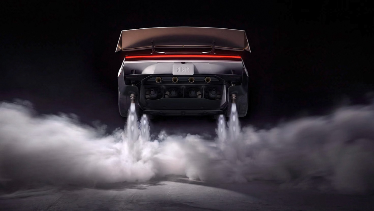 Rocket-powered Tesla Roadster re-unveiled as the last “manually driven car” it will make