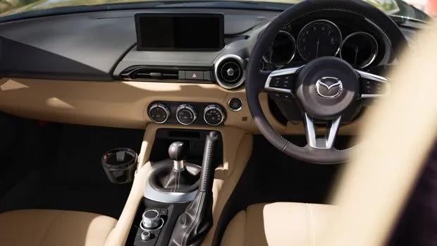 Mazda MX-5 2024 - interior tan leather
