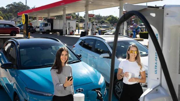 Ampol launches its first electric vehicle charging site in Sydney