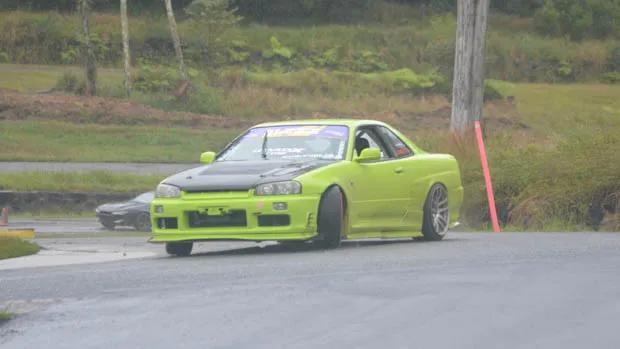 A weekend of wet-weather drifting at Raleigh International Raceway