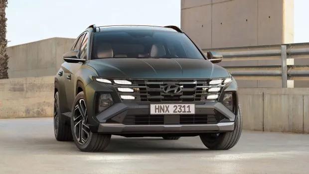 Hyundai Tucson 2024 front 3/4