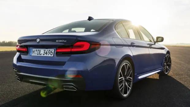 2021 BMW 5 Series rear
