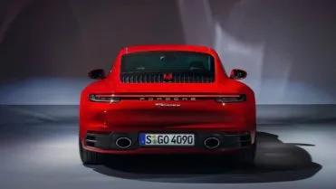 2020 Porsche 911 Carrera red coupe