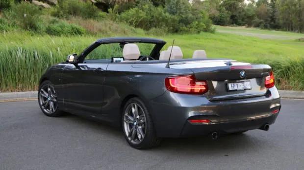 2017 BMW M240i Convertible Mineral Grey Rear End