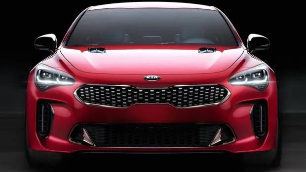 2017 Kia Stinger GT red front
