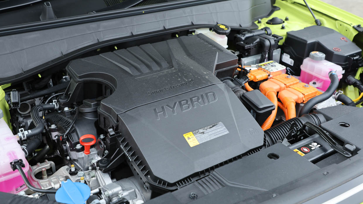 2024 Hyundai Kona Hybrid N-Line engine bay