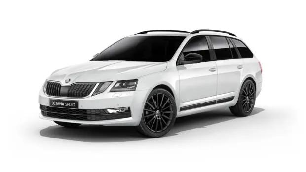 2017 Skoda Octavia Sport white front