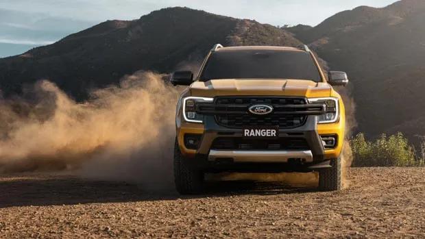 Ford Ranger 2022 Wildtrak orange dirt