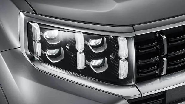 Kia mohave LED front lights