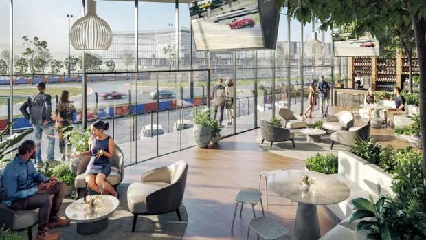 Brisbane Automall trackside bar and cafe
