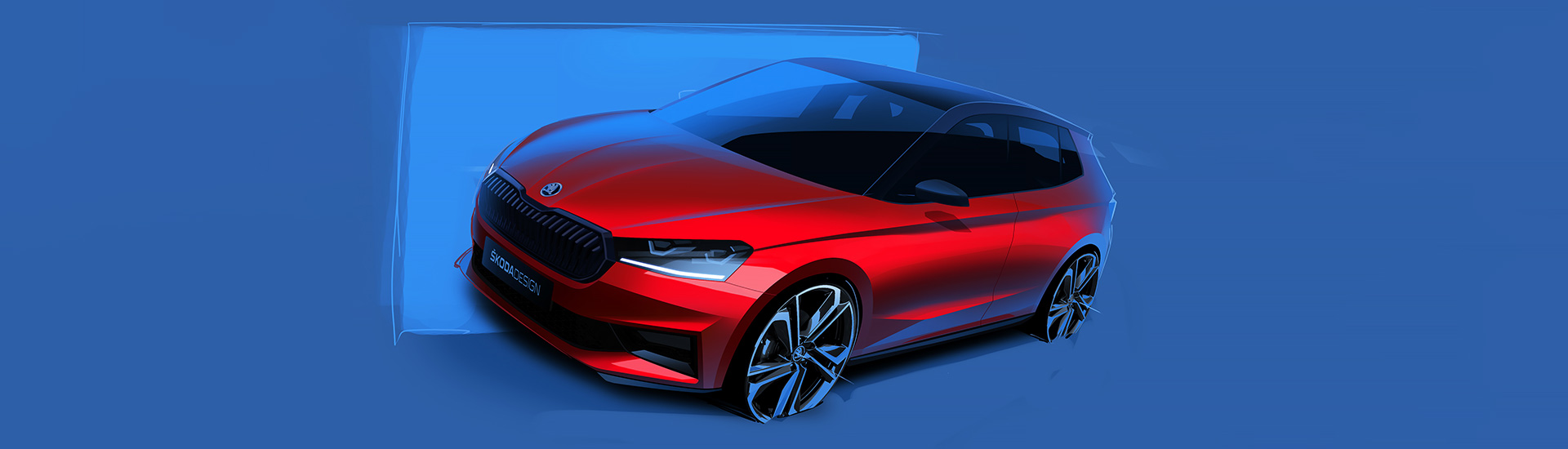 Skoda Fabia 2022: new-generation Monte Carlo teased with a manual transmission