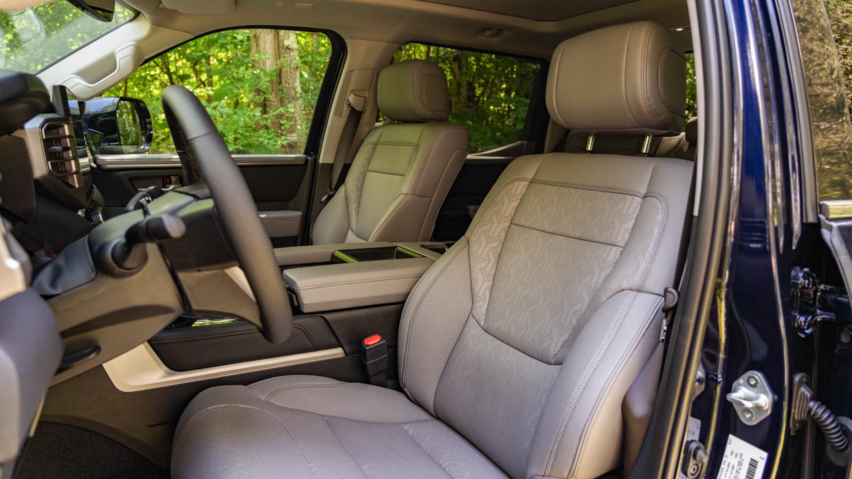 Toyota Tundra Limited Hybrid 2023 interior front seats
