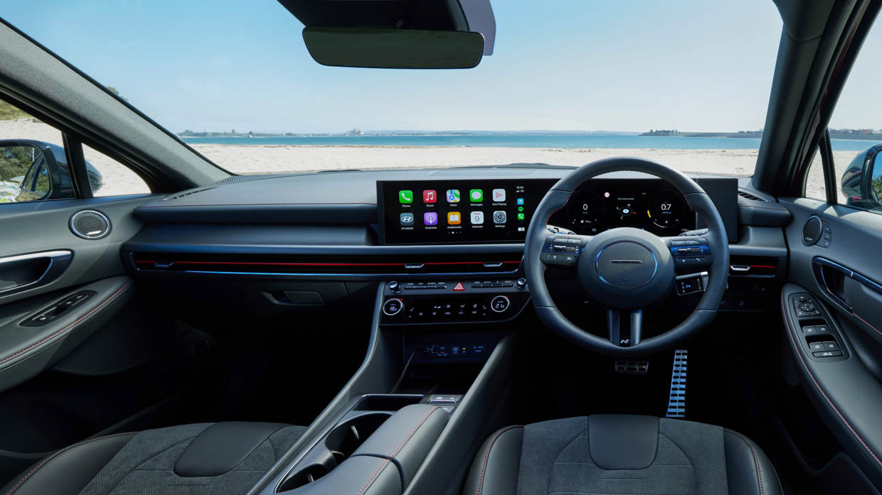 2024 Hyundai Sonata N-Line wide interior shot facing forward
