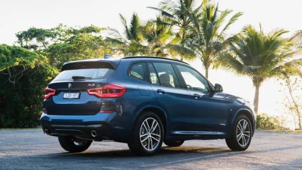 2018 BMW X3 Review Phytonic Blue M Sport Rear End