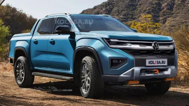 Volkswagen Amarok 2023: next-gen Ford Ranger twin imagined