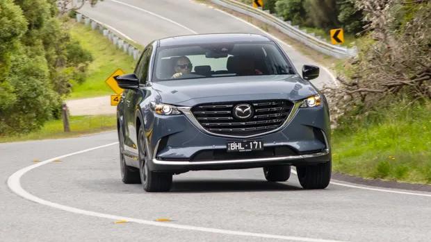 Mazda CX-9 GT SP 2021 Polymetal Grey driving