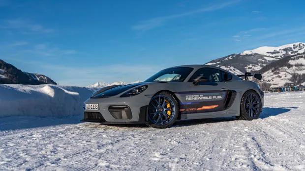 Porsche demonstrates synthetic fuel in a Cayman GT4 RS