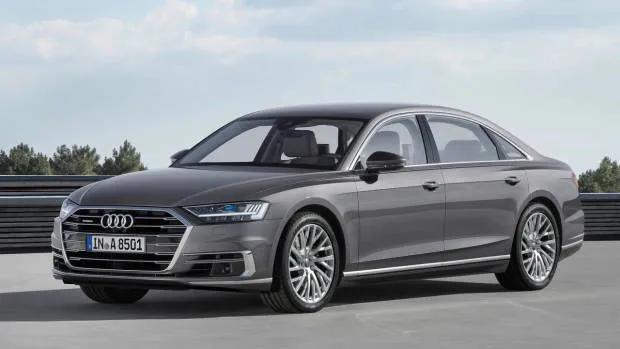 2018 Audi A8L grey front