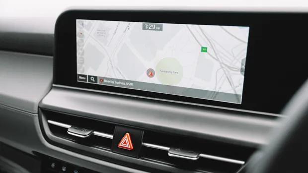 Kia Seltos GT Line 2023 interior touchscreen