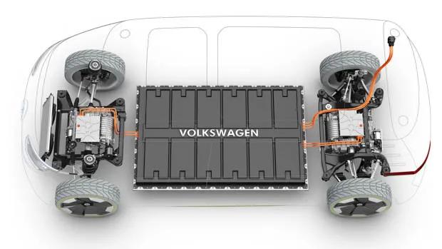 Volkswagen electric platform diagram