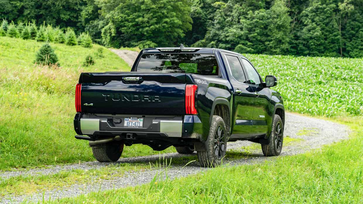 Toyota Tundra Limited Hybrid 2023 rear 3/4