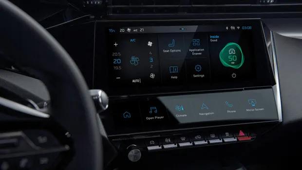 Peugeot 308 2022 touchscreen