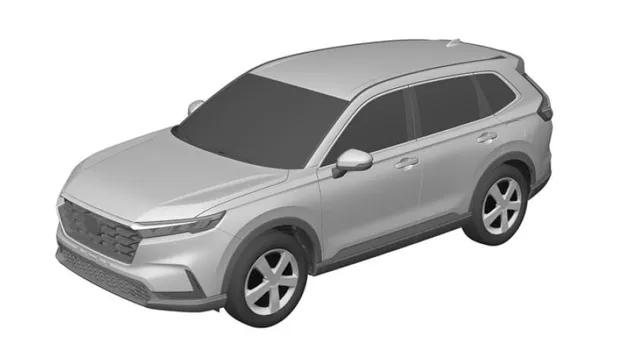 Honda CR-V 2023: patent images hint at new-generation model