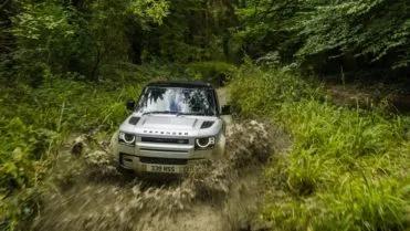 2021 Defender 90 engine splash