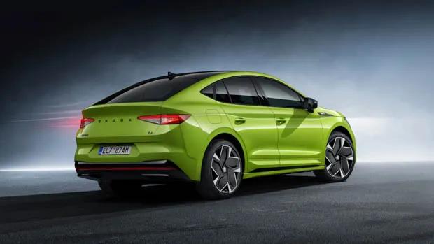 Skoda Enyaq RS 2023: high-performance 220kW electric Coupe revealed with wagon variant to come
