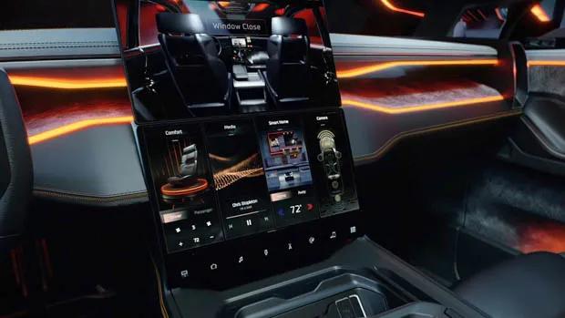 Ram 1500 Revolution BEV 2023 interior central screen