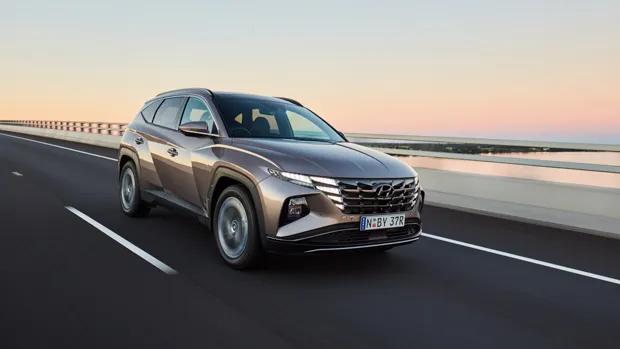 Hyundai Tucson 2021 brown front end