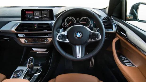 2018 BMW X3 Review Front Dashboard Cognac Leather