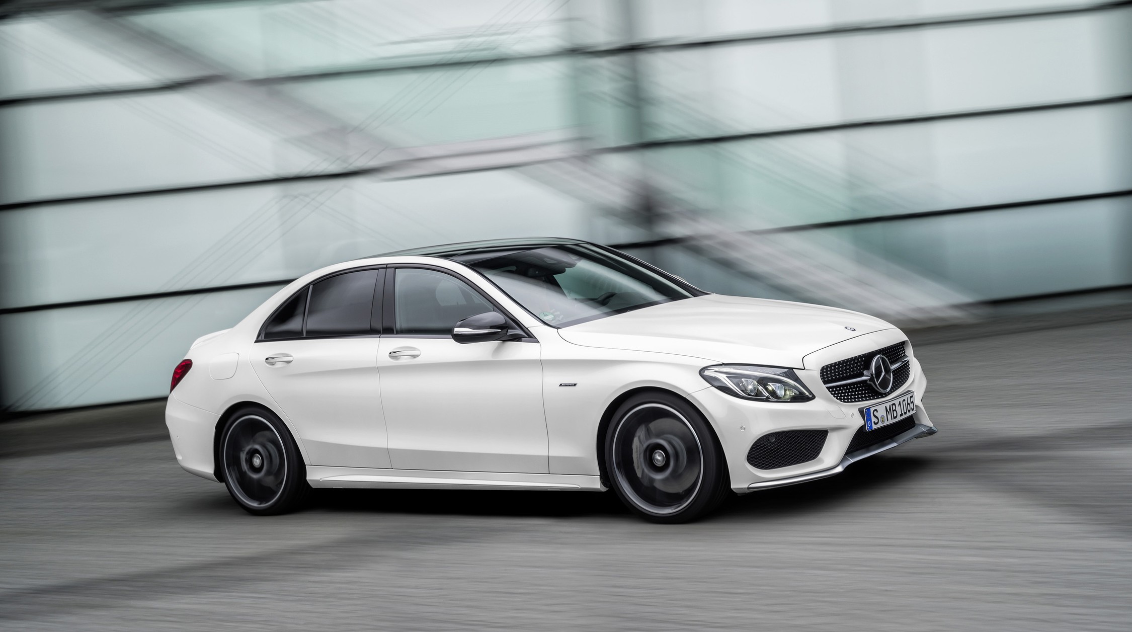 The Mercedes-Benz C450 AMG Sport has S4 in its sights
