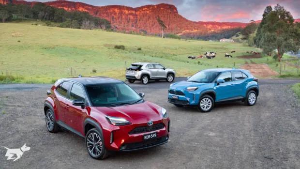 The 2021 Toyota Yaris Cross range