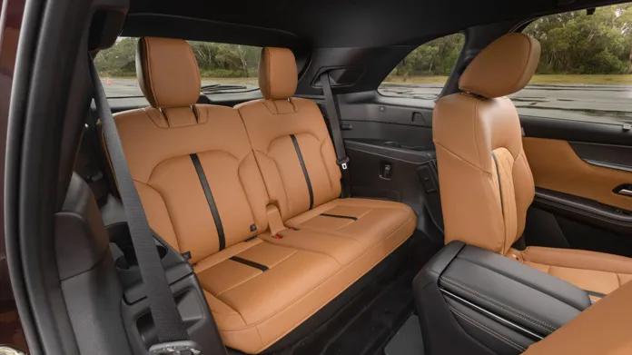 Mazda CX-90 prototype 2023 third row seats