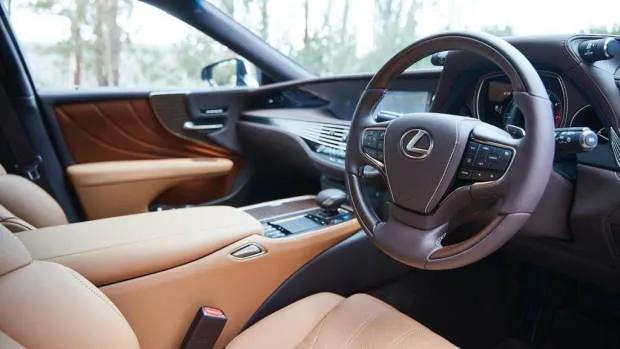Lexus LS 500 Inspiration Series review leather